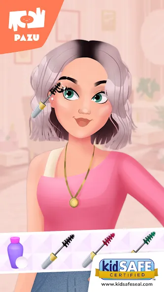 Makeup Girls: Dress up games МОД/Взлом [Меню, Бесконечные монеты и Открытые уровни] Screenshot 1