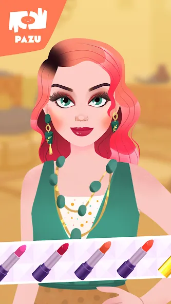 Makeup Girls: Dress up games МОД/Взлом [Меню, Бесконечные монеты и Открытые уровни] Screenshot 4