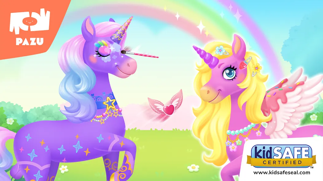 My Unicorn dress up for kids МОД/Взлом [Деньги, Монеты и Меню MOD] Screenshot 1