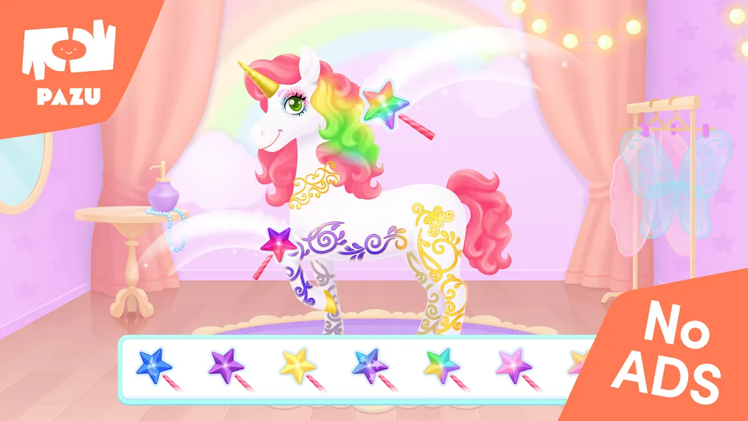 My Unicorn dress up for kids МОД/Взлом [Деньги, Монеты и Меню MOD] Screenshot 2