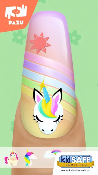 Girls Nail Salon - Kids Games МОД/Взлом [Бесконечные деньги, Монеты и Мега MOD] Screenshot 1