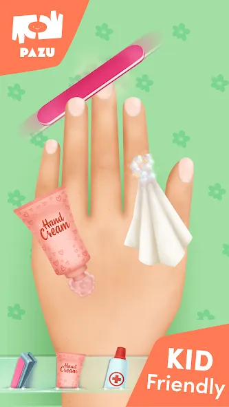 Girls Nail Salon - Kids Games МОД/Взлом [Бесконечные деньги, Монеты и Мега MOD] Screenshot 3