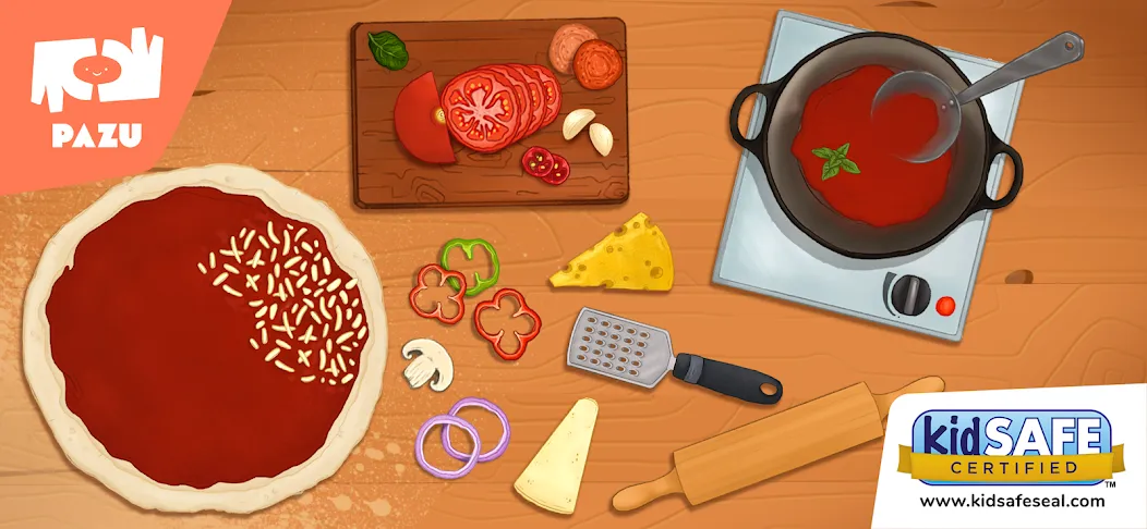 Pizza maker cooking games МОД/Взлом [Все открыто, Дополнительные деньги и Меню MOD] Screenshot 1