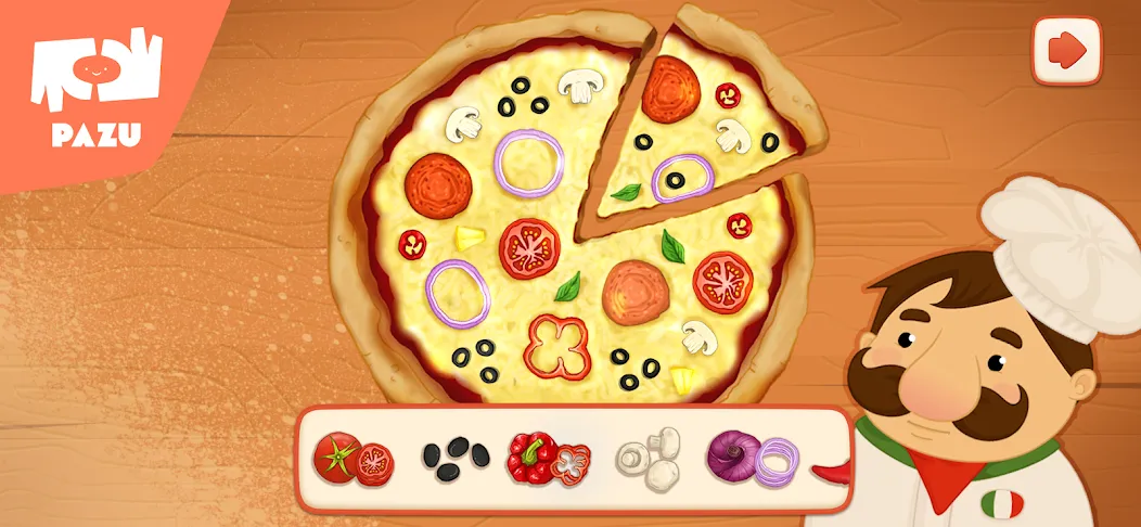 Pizza maker cooking games МОД/Взлом [Все открыто, Дополнительные деньги и Меню MOD] Screenshot 5
