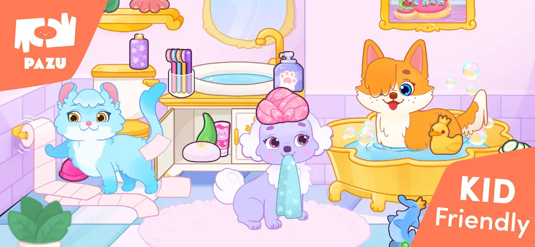 Princess Palace Pets World МОД/Взлом [Все открыто, Дополнительные деньги и Меню MOD] Screenshot 2