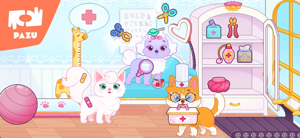 Princess Palace Pets World МОД/Взлом [Все открыто, Дополнительные деньги и Меню MOD] Screenshot 3