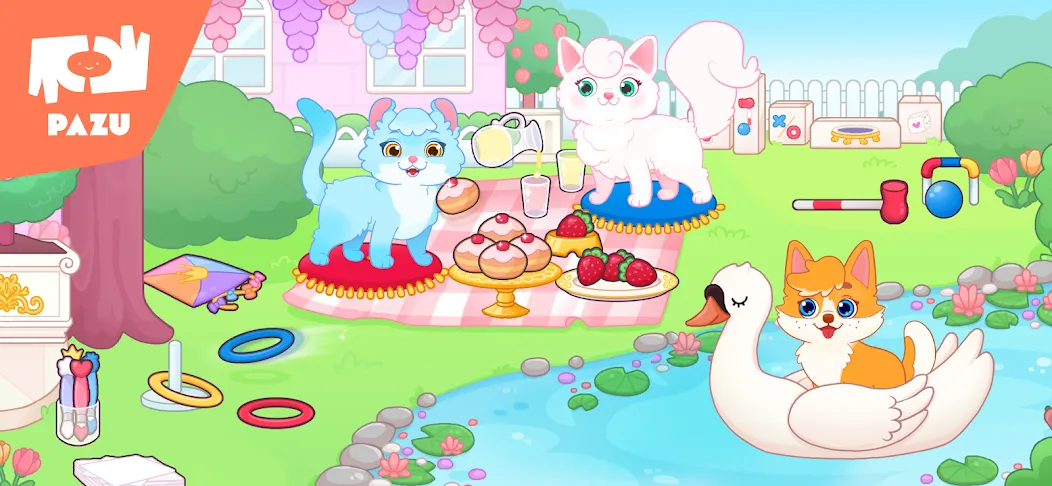 Princess Palace Pets World МОД/Взлом [Все открыто, Дополнительные деньги и Меню MOD] Screenshot 5