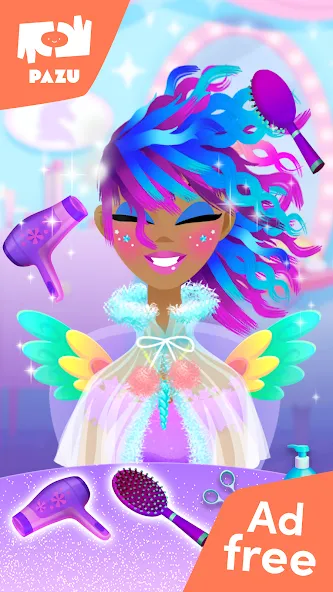 Girls Hair Salon Unicorn МОД/Взлом [Деньги, Монеты и Меню MOD] Screenshot 2