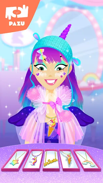 Girls Hair Salon Unicorn МОД/Взлом [Деньги, Монеты и Меню MOD] Screenshot 4