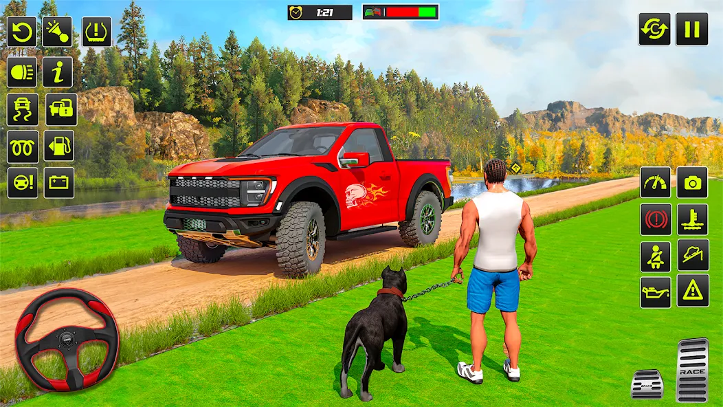 Offroad 4x4 Jeep Driving Game МОД/Взлом [Деньги, Монеты и Меню MOD] Screenshot 1