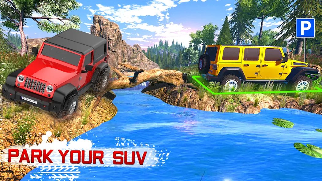 Offroad 4x4 Jeep Driving Game МОД/Взлом [Деньги, Монеты и Меню MOD] Screenshot 4