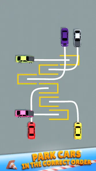 Parking Order! МОД/Взлом [Много монет, Открытые уровни и Мега MOD] Screenshot 1