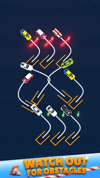 Parking Order! МОД/Взлом [Много монет, Открытые уровни и Мега MOD] Screenshot 2
