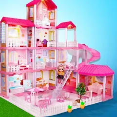 Скачать Girl Doll House Design Games Взлом (Много денег) на Андроид бесплатно