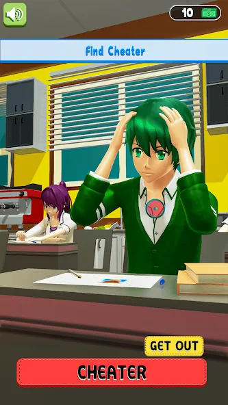 Anime School Teacher Simulator МОД/Взлом [Деньги, Монеты и Меню MOD] Screenshot 3