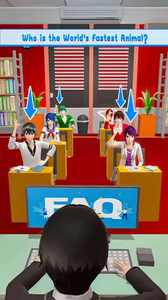 Anime School Teacher Simulator МОД/Взлом [Деньги, Монеты и Меню MOD] Screenshot 5
