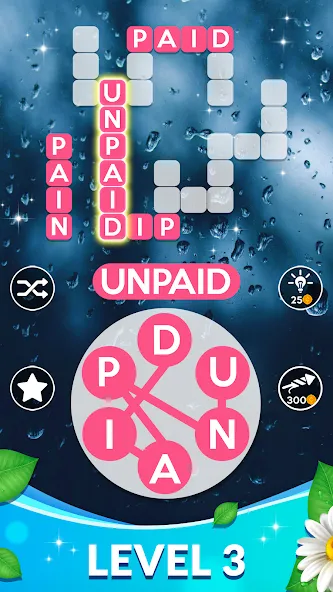 Wordscapes (Вордскейпс) МОД/Взлом [Много денег, Монет и Все открыто] Screenshot 3