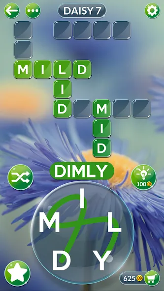 Wordscapes In Bloom (Вордскейпс Ин Блум) МОД/Взлом [Много монет, Открытые уровни и Мега MOD] Screenshot 2