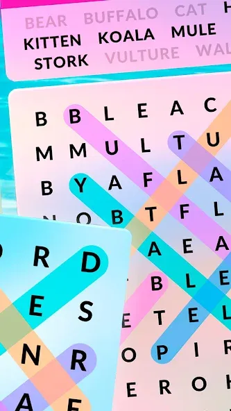 Wordscapes Search (Вордскейпс Серч) МОД/Взлом [Много денег, Монет и Все открыто] Screenshot 2