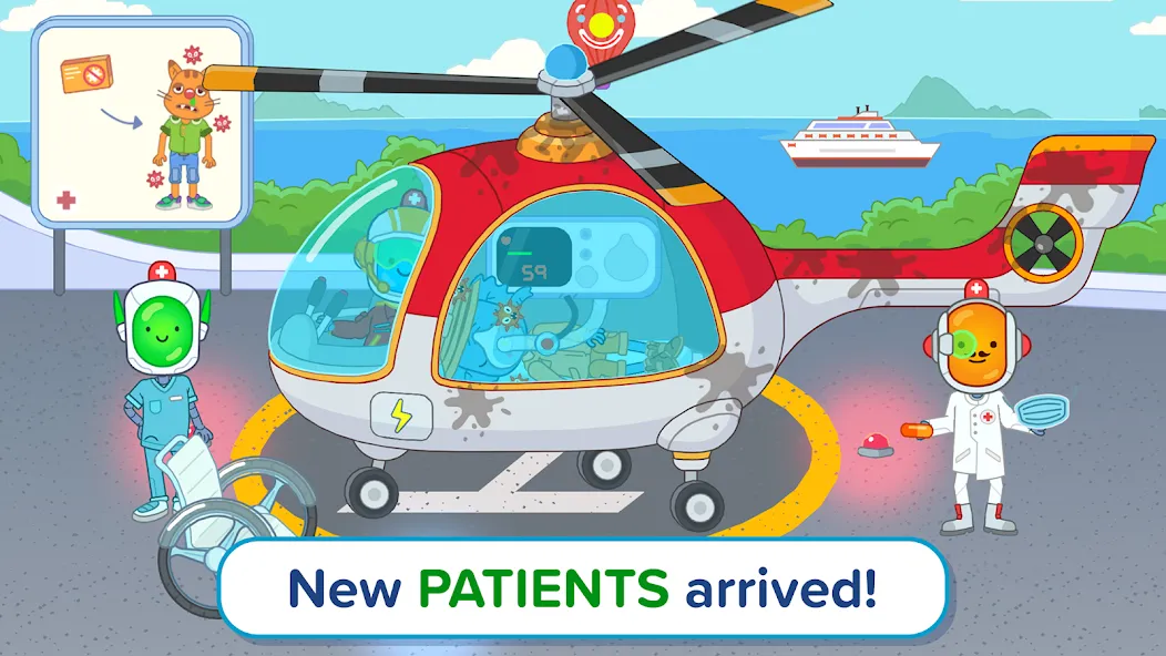 Pepi Hospital 2: Flu Clinic (Пепи Хоспитал 2) МОД/Взлом [Много монет, Открытые уровни и Мега MOD] Screenshot 3