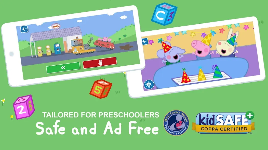 World of Peppa Pig: Kids Games (Мир свинки Пеппы) МОД/Взлом [Много монет, Открытые уровни и Мега MOD] Screenshot 2