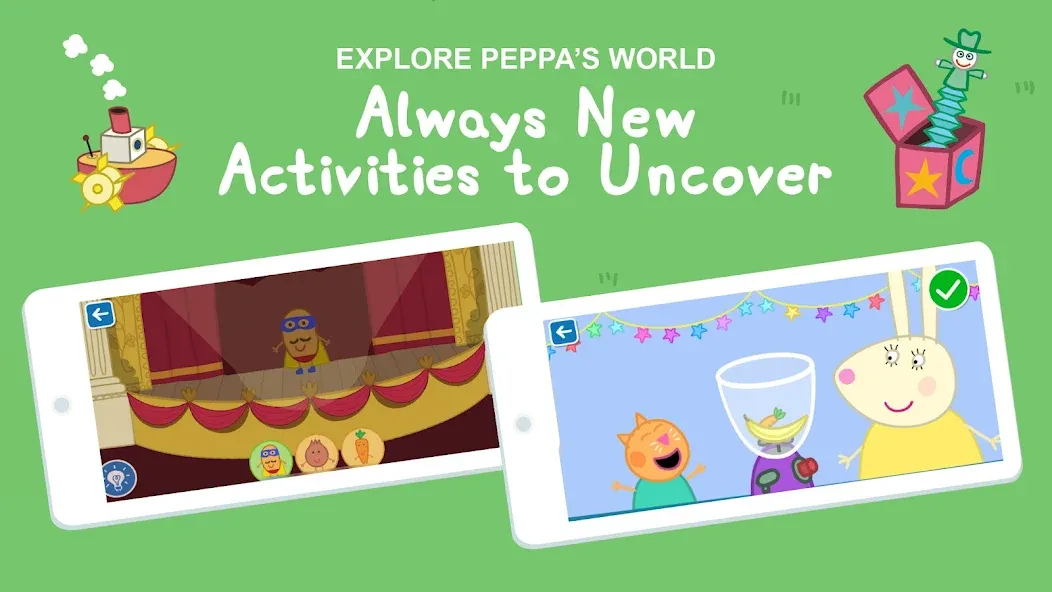 World of Peppa Pig: Kids Games (Мир свинки Пеппы) МОД/Взлом [Много монет, Открытые уровни и Мега MOD] Screenshot 3