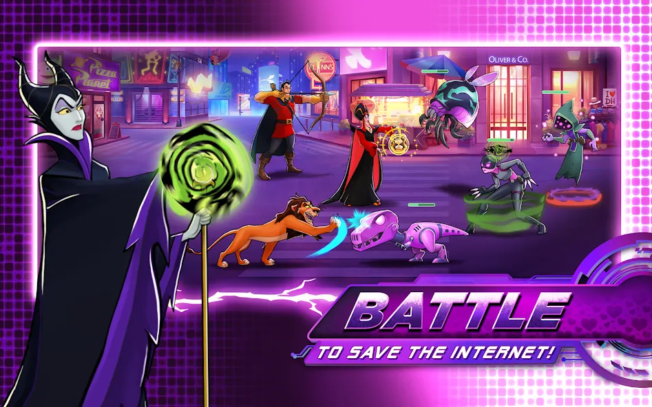 Disney Heroes: Battle Mode (Дисней Хироус) МОД/Взлом [Много монет, Открытые уровни и Мега MOD] Screenshot 1