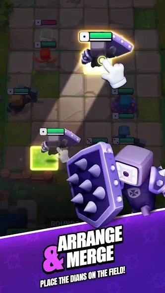 Roll Roll: Dice Heroes (Рэндом Дайс) МОД/Взлом [Меню, Бесконечные монеты и Открытые уровни] Screenshot 1