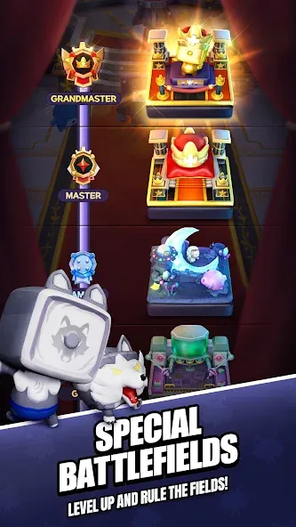 Roll Roll: Dice Heroes (Рэндом Дайс) МОД/Взлом [Меню, Бесконечные монеты и Открытые уровни] Screenshot 5
