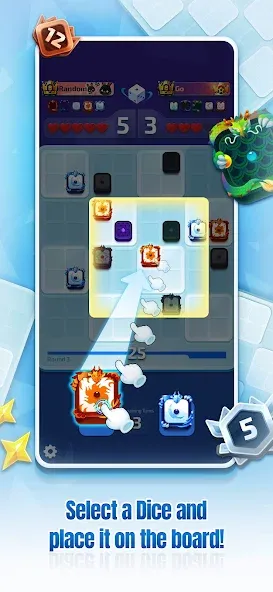 Random Dice: GO (Рэндом Дайс) МОД/Взлом [Все открыто, Дополнительные деньги и Меню MOD] Screenshot 1