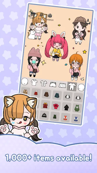 Unnie doll (Юнни кукла) МОД/Взлом [Много монет, Открытые уровни и Мега MOD] Screenshot 4