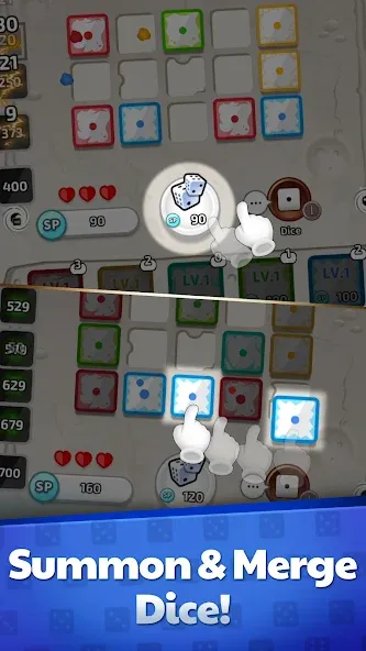 Random Dice Defense : PvP TD (Рандом Дайс) МОД/Взлом [Много монет, Открытые уровни и Мега MOD] Screenshot 1