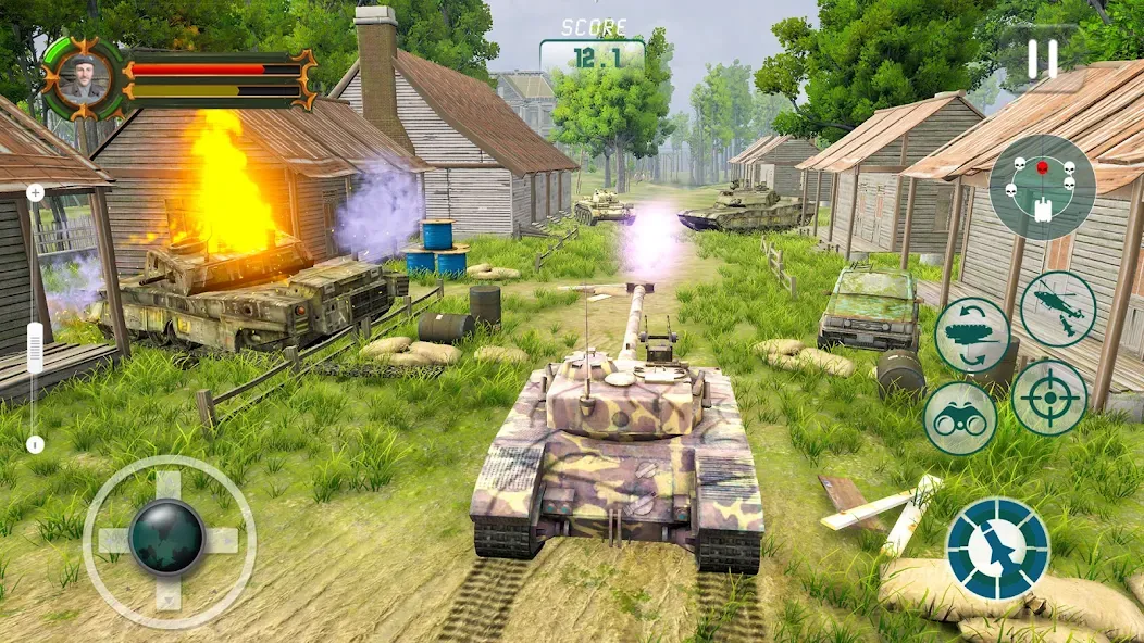 Army Tank Games Offline 3d МОД/Взлом [Много монет, Открытые уровни и Мега MOD] Screenshot 4