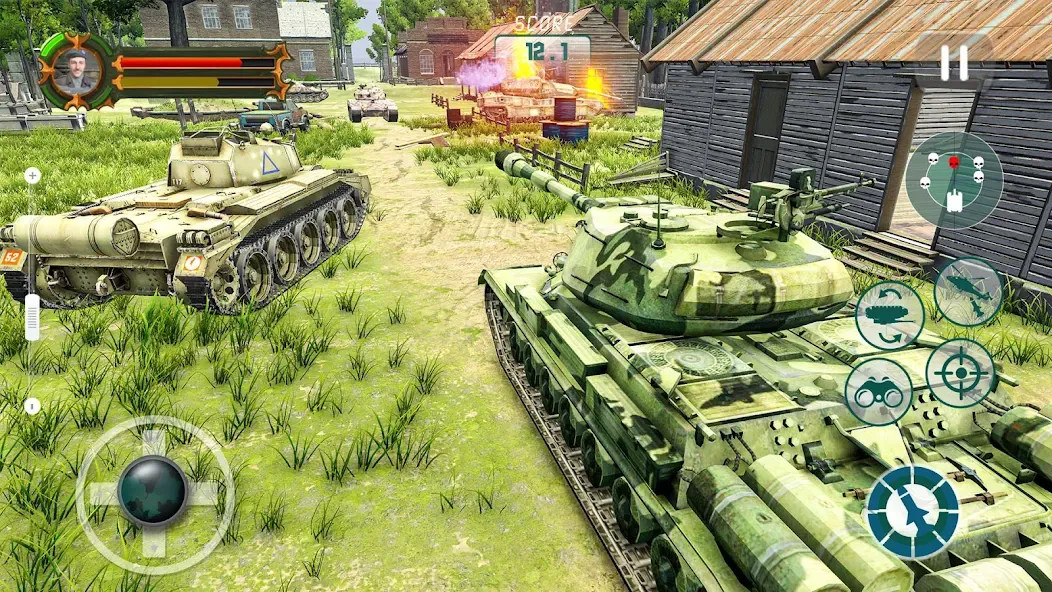 Army Tank Games Offline 3d МОД/Взлом [Много монет, Открытые уровни и Мега MOD] Screenshot 5