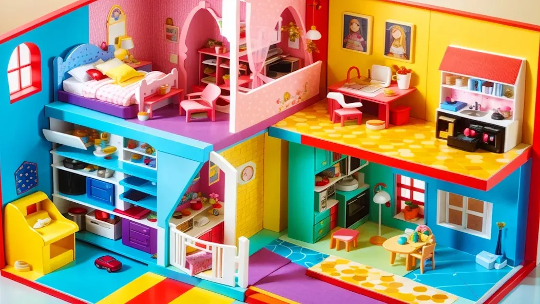 Doll House Design: Girl Games (Долл Хаус Дизайн) МОД/Взлом [Все открыто, Дополнительные деньги и Меню MOD] Screenshot 5