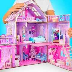 Скачать Doll House Design: Girl Games Взлом (Много денег и без рекламы) на Андроид