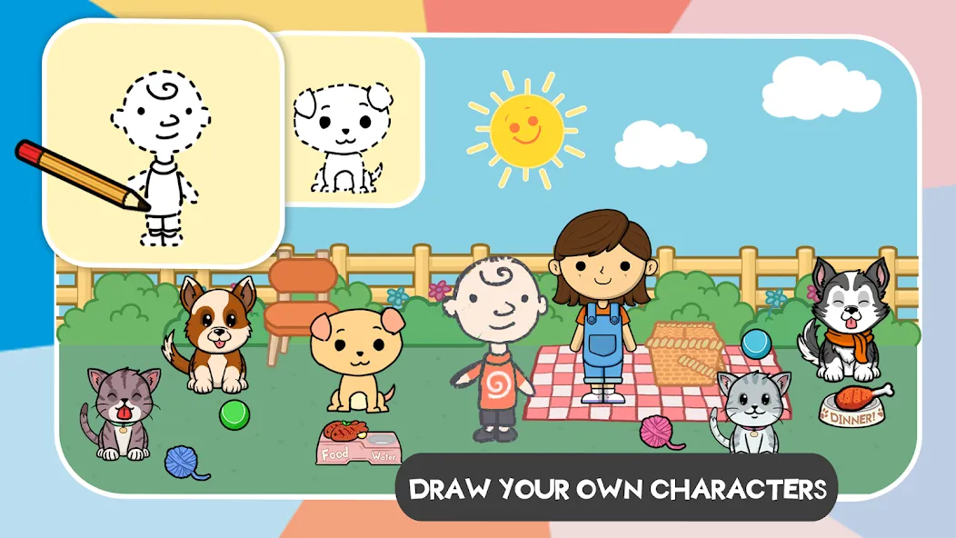 Lila's World:Create Play Learn МОД/Взлом [Бесконечные деньги, Монеты и Мега MOD] Screenshot 4