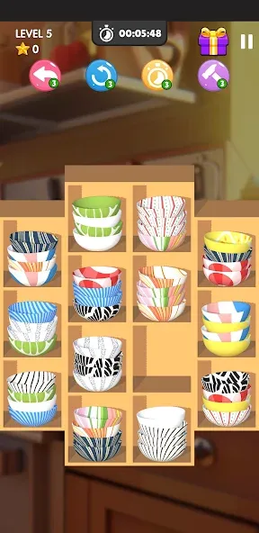 Bowl Sort Bonanza — скриншот 2 Bowl Sort Bonanza — скриншот 2