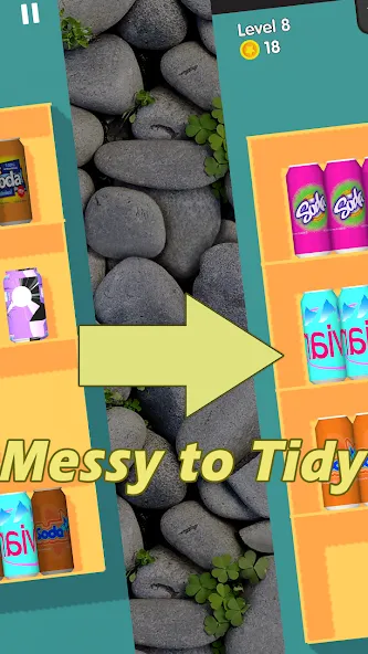 Tidy Box Match 3D (Тиди Бокс Матч 3Д) МОД/Взлом [Бесконечные деньги, Монеты и Мега MOD] Screenshot 2