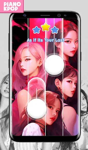 BLACK PINK Magic Piano (БЛЭК ПИНК Мэджик Тайлз 2022) МОД/Взлом [Много монет, Открытые уровни и Мега MOD] Screenshot 4