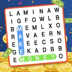 Скачать Make Money: Word Search Взлом (Много денег) на Андроид бесплатно