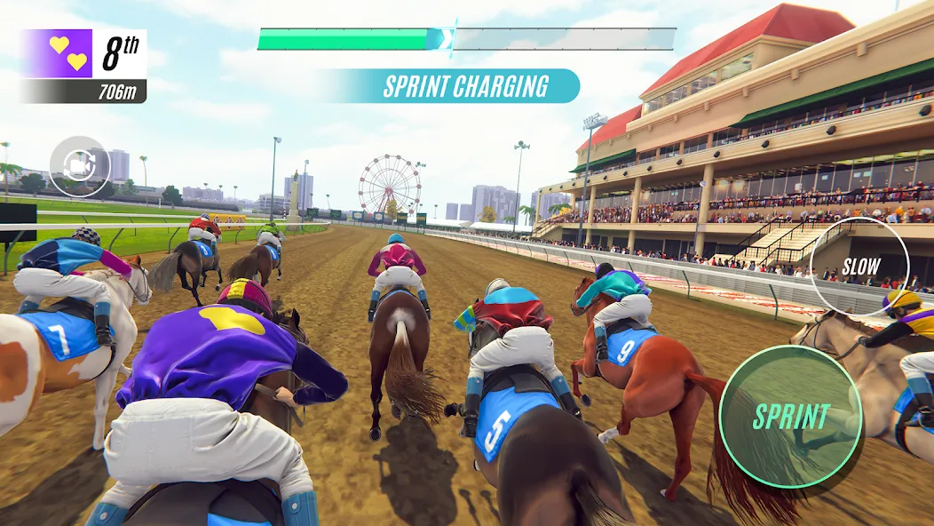 Rival Stars Horse Racing МОД/Взлом [Много монет, Открытые уровни и Мега MOD] Screenshot 1
