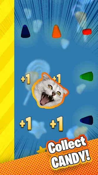 Candy Cat (Кэнди Кэт) МОД/Взлом [Деньги, Монеты и Меню MOD] Screenshot 2