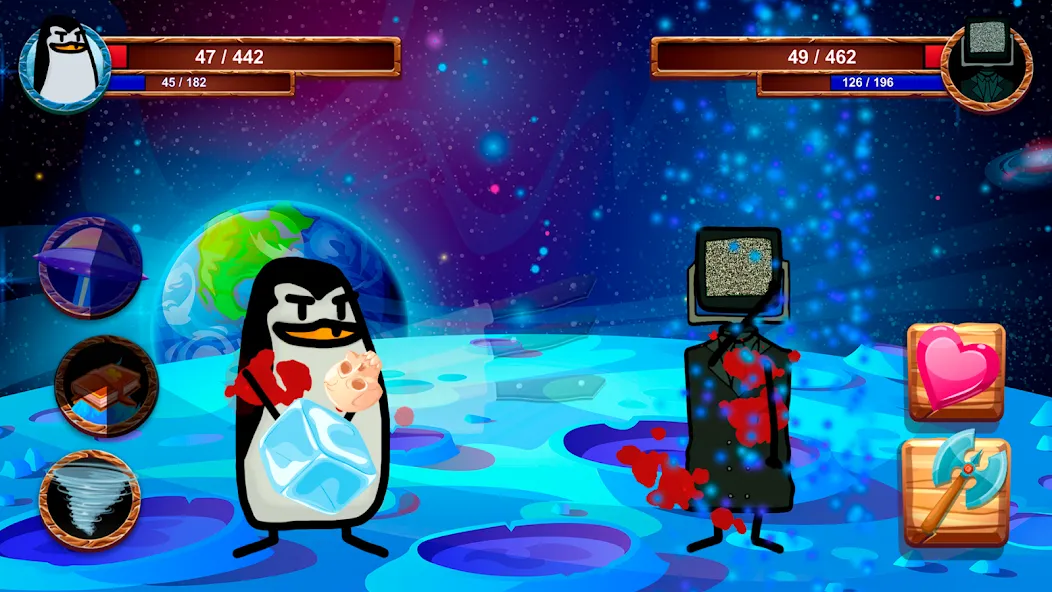 Cartoon Battle МОД/Взлом [Все открыто, Дополнительные деньги и Меню MOD] Screenshot 3