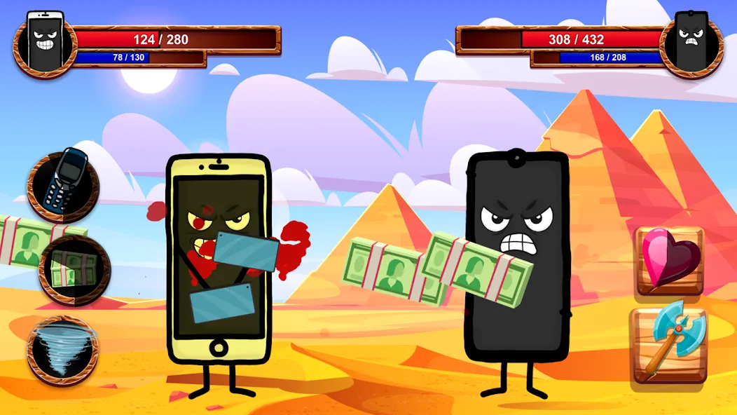 Cartoon Battle МОД/Взлом [Все открыто, Дополнительные деньги и Меню MOD] Screenshot 5
