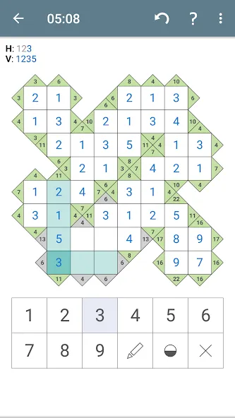 Kakuro (Cross Sums) МОД/Взлом [Много монет, Открытые уровни и Мега MOD] Screenshot 5