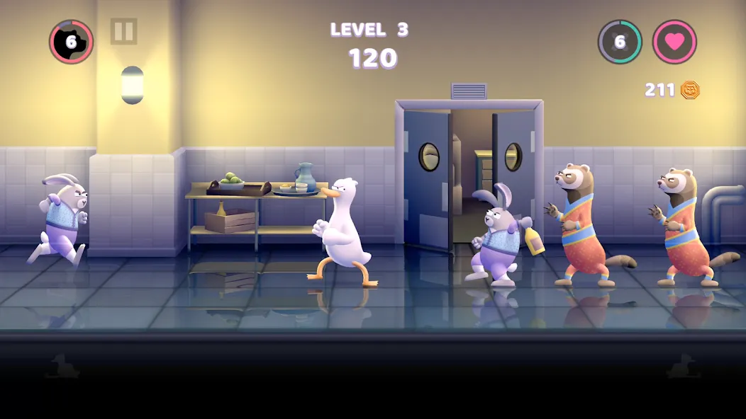 Punch Kick Duck (Панч Кик Дак) МОД/Взлом [Много монет, Открытые уровни и Мега MOD] Screenshot 3