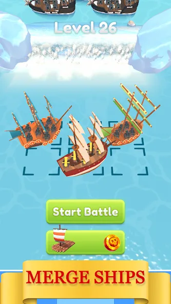 Merge Pirates (Мердж Пираты) МОД/Взлом [Все открыто, Дополнительные деньги и Меню MOD] Screenshot 1