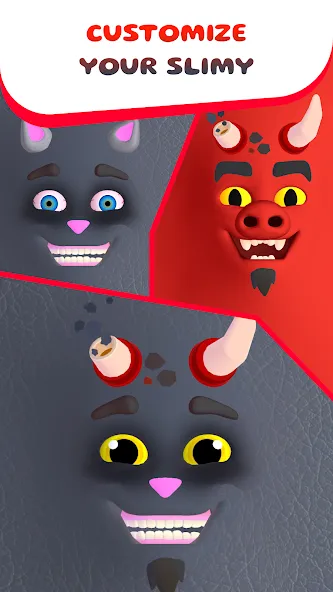 My Talking Slimy: Cat Friends (Май Токинг Слайми) МОД/Взлом [Много монет, Открытые уровни и Мега MOD] Screenshot 3