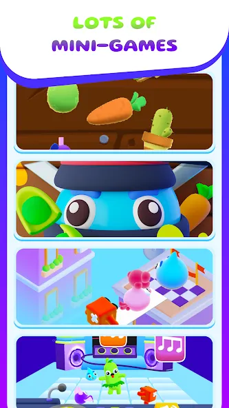 My Talking Slimy: Cat Friends (Май Токинг Слайми) МОД/Взлом [Много монет, Открытые уровни и Мега MOD] Screenshot 4